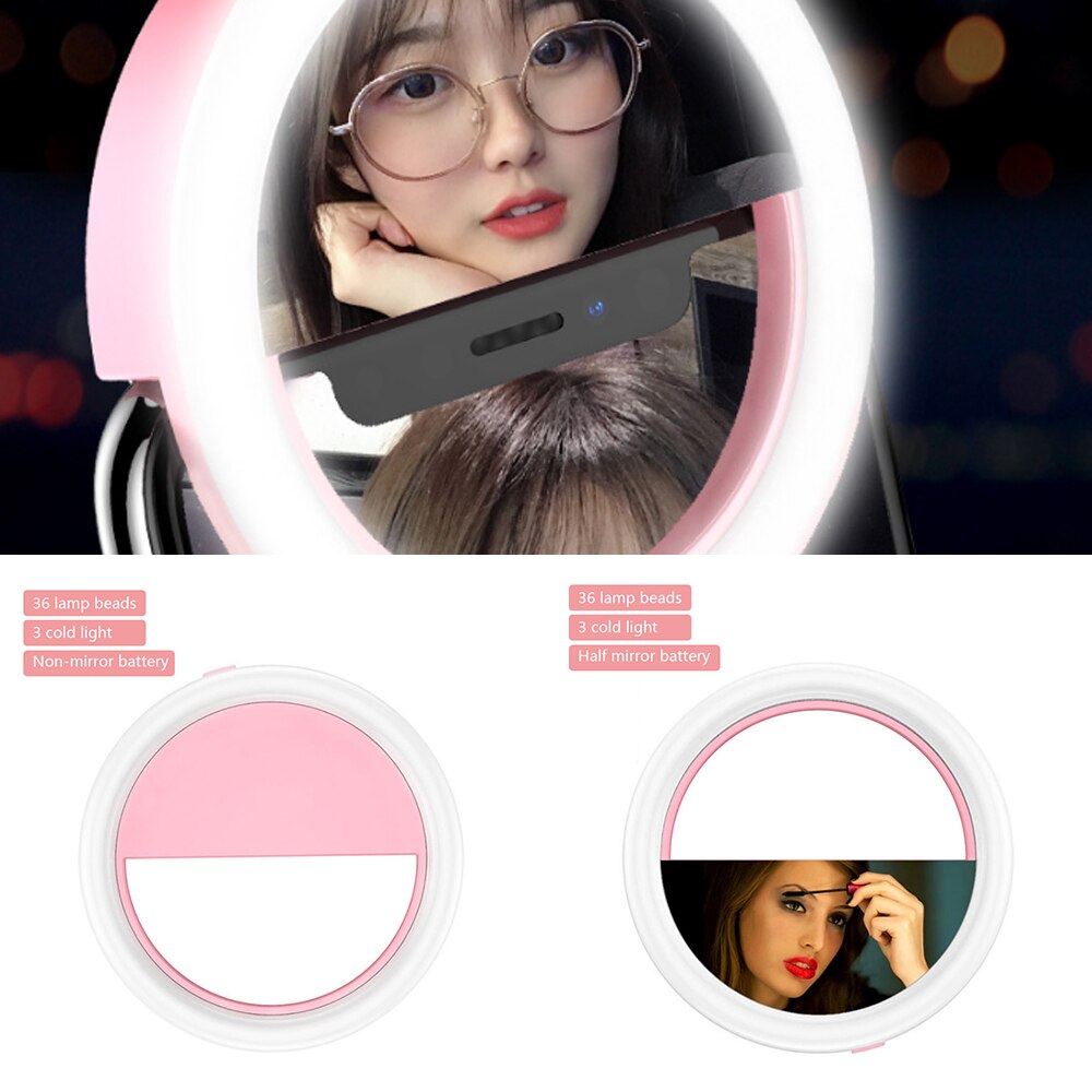 Selfie-Spiegel Clip Für Smartphone-Kameras - Verstellbarer Reflexionsspiegel Für Kreative Fotos