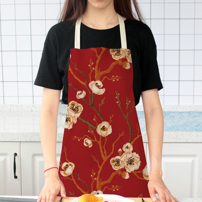 Retro Flower Kitchen Apron Series