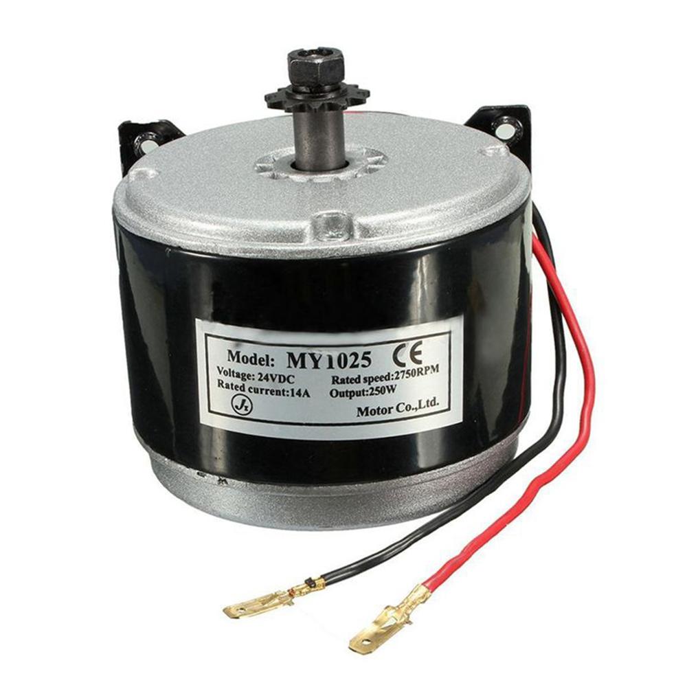 24V Dc Motor Brushed 250W 2750Rpm For Diy Electric Scooter E Bike Bicycle My1025 Modification Accessories
