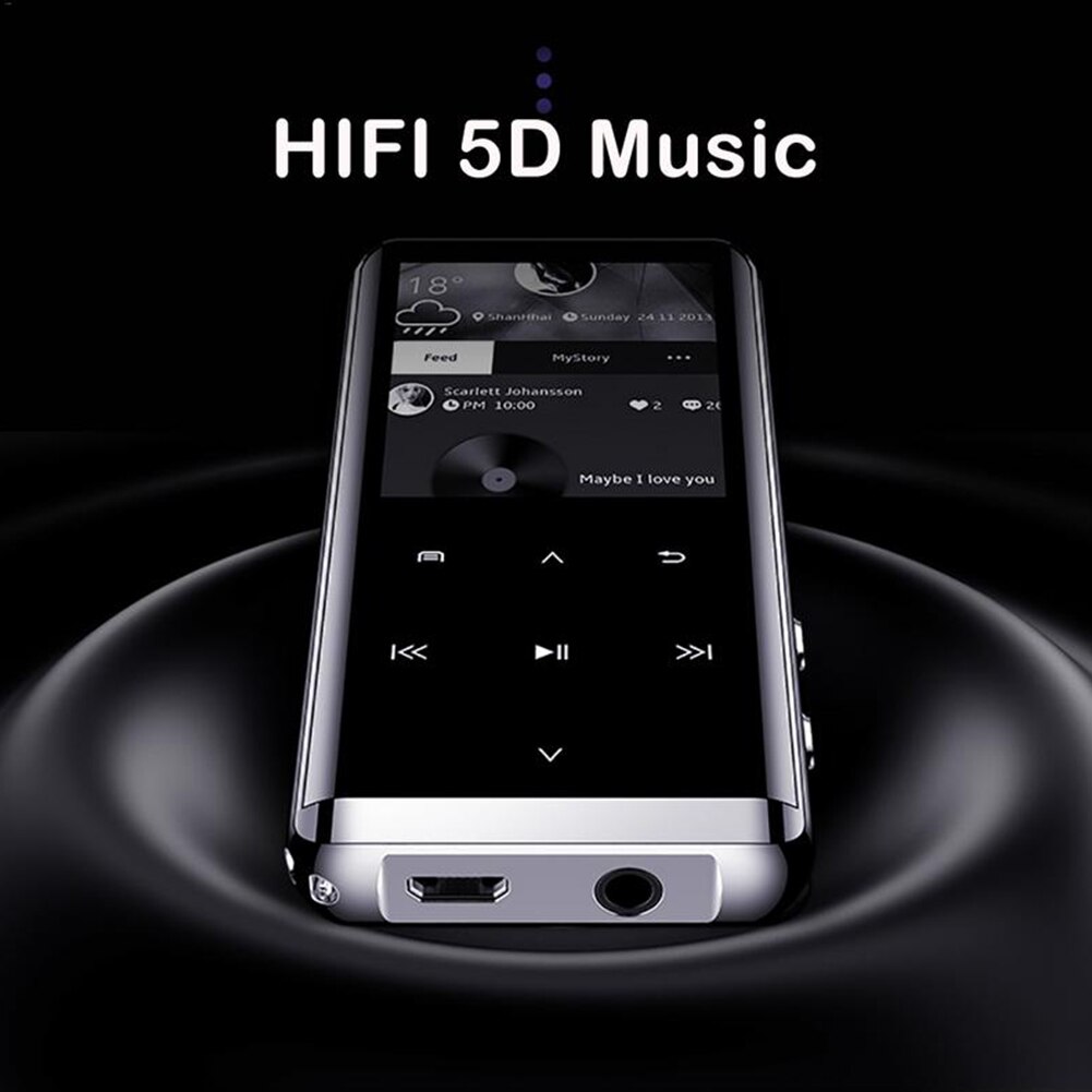 Ultra Dünne Lossless HIFI Farbe Anzeige FM Radio berühren Bildschirm Bluetooth Kapazitiven MP4 Spieler Musik Hören Mini Tragbare M13