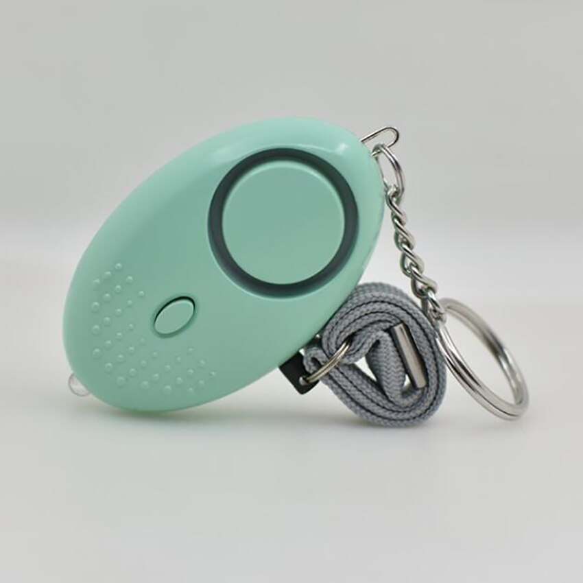 Personal Alarm, 10 Colors Personal Alarm Keychain with LED Light, 130 db Emergency Security Alarm for Elderly Women Kids: Green