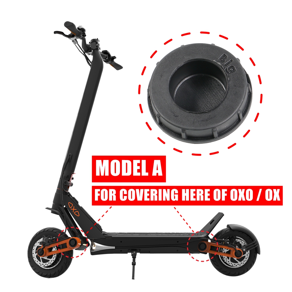 Cubierta de sellado de brazo oscilante para patinete eléctrico INOKIM OXO, enchufe para bloquear el orificio del eje del Motor y la junta del Protector de cable del cubierta y del cuello