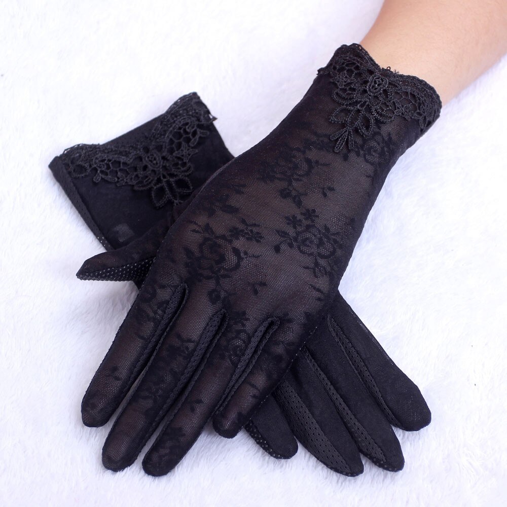 neue Stil frauen Handschuhe Sommer UV-Beweis Fahren Dünne Handschuhe Dame Handschuhe Spitze Handschuhe Heiße Verkäufe wolovey guantes