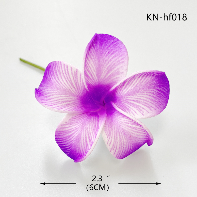 12 piezas de pinzas para el cabello de flores de Plumeria hawaiana, tocados de flores de espuma de playa de 2,4 pulgadas para accesorios para de boda