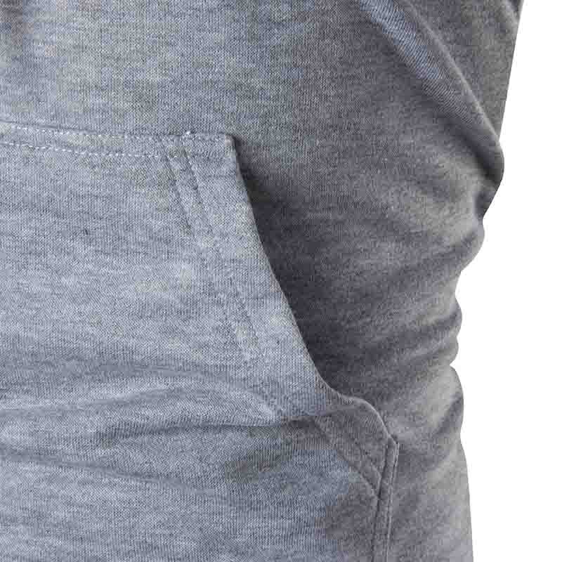 Utomhus höst vinter enfärgad dragkedja baktill långa fleecejackor män sport jogging träning hoodies träningströjor