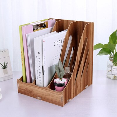 office accessories Document Tray Desktop Multifunction Storage Box File Holder Bookend Office Desk Organizer School Supplies