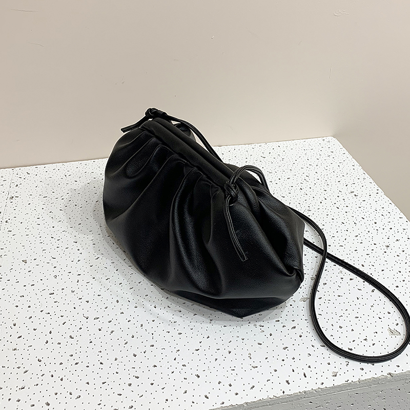 pochette Vintage luxe sacs à main femmes sacs de en cuir bandoulière sac à bandoulière femme sac à main: Black shoulder bag