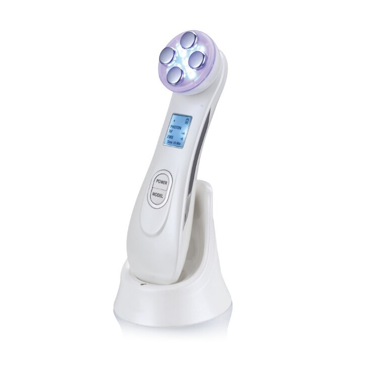 Facial Skin Massager LED Photon EMS Mesotherapy Electroporation RF Beauty Device Remove Wrinkles Skin Tighten Face Lifting