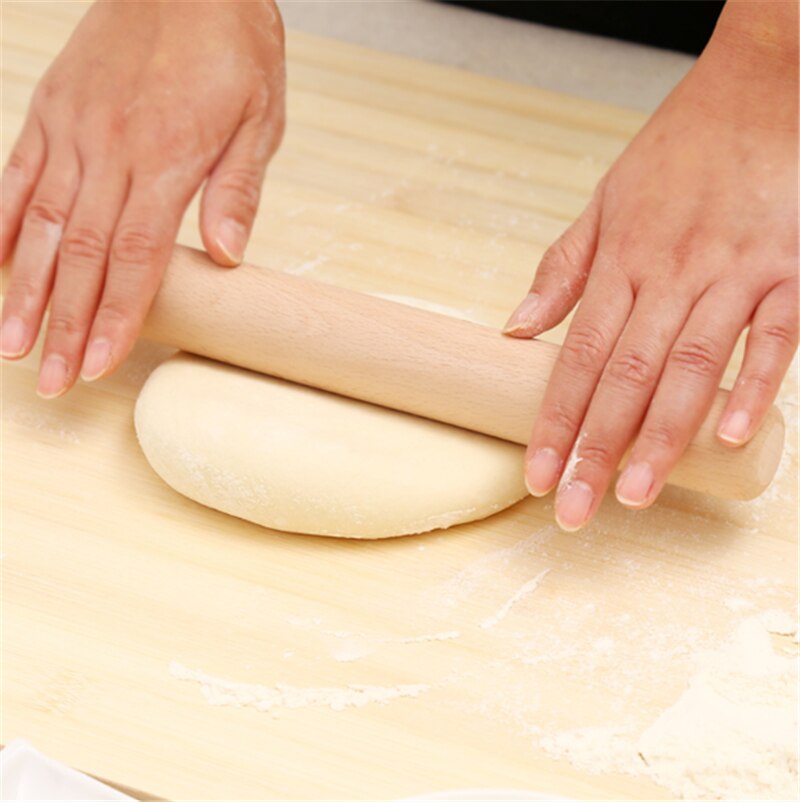 Wooden Roller Dough Pastry Pizza Biscuit Tools Pasta Cracker Wide Noodles Baking Bake Roasting Rolling Pin Kitchen rolling pin