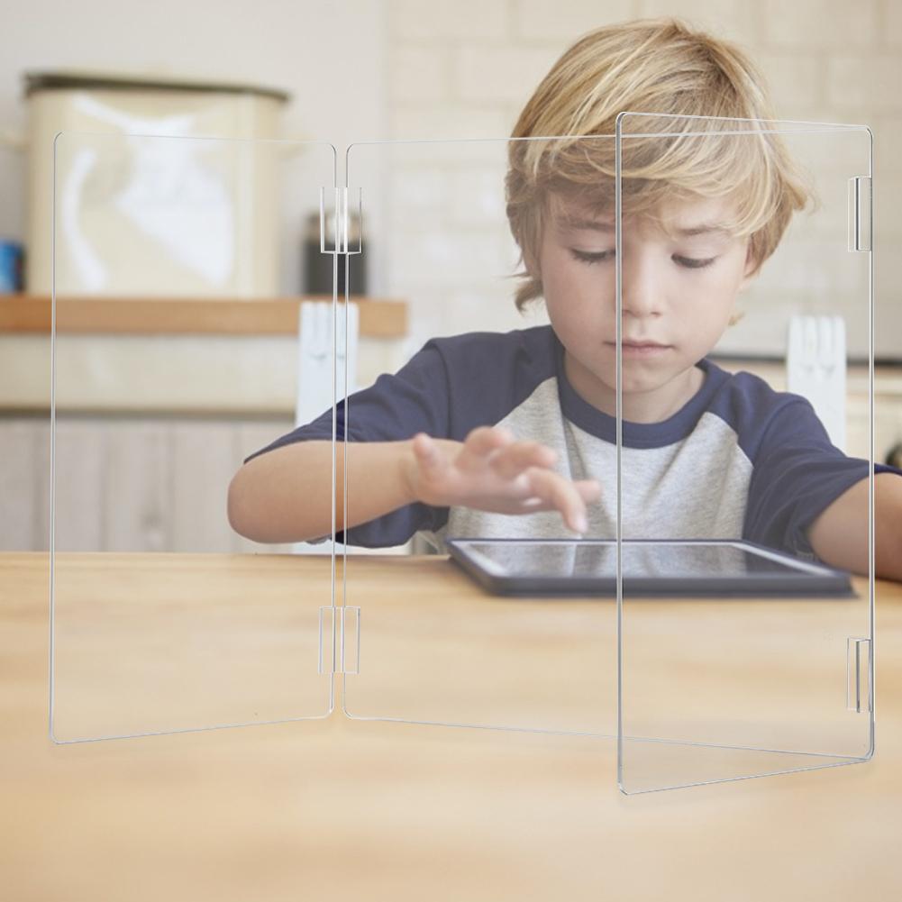 Acrylic Sneeze Guard Shield Protection Safety Counter Top 30x50cm For Restaurant Grocery Stores Salons Retailers Health Manage