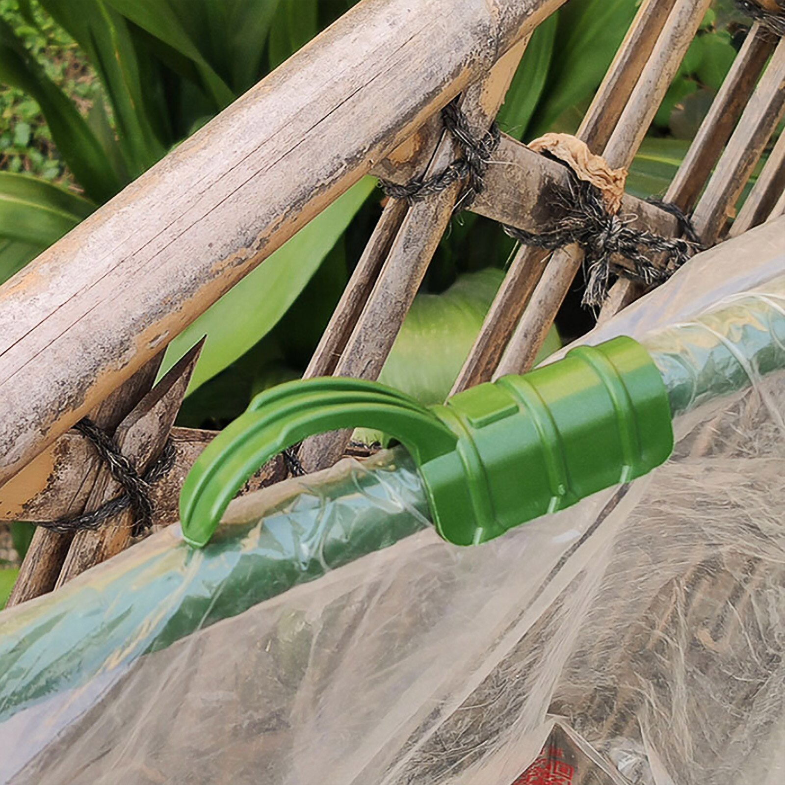 Morsetti per tubi per serre PE 11-20MM serra rete verde Tunnel clip a cerchio supporto per pilastro da giardino accessori per reti da giardino