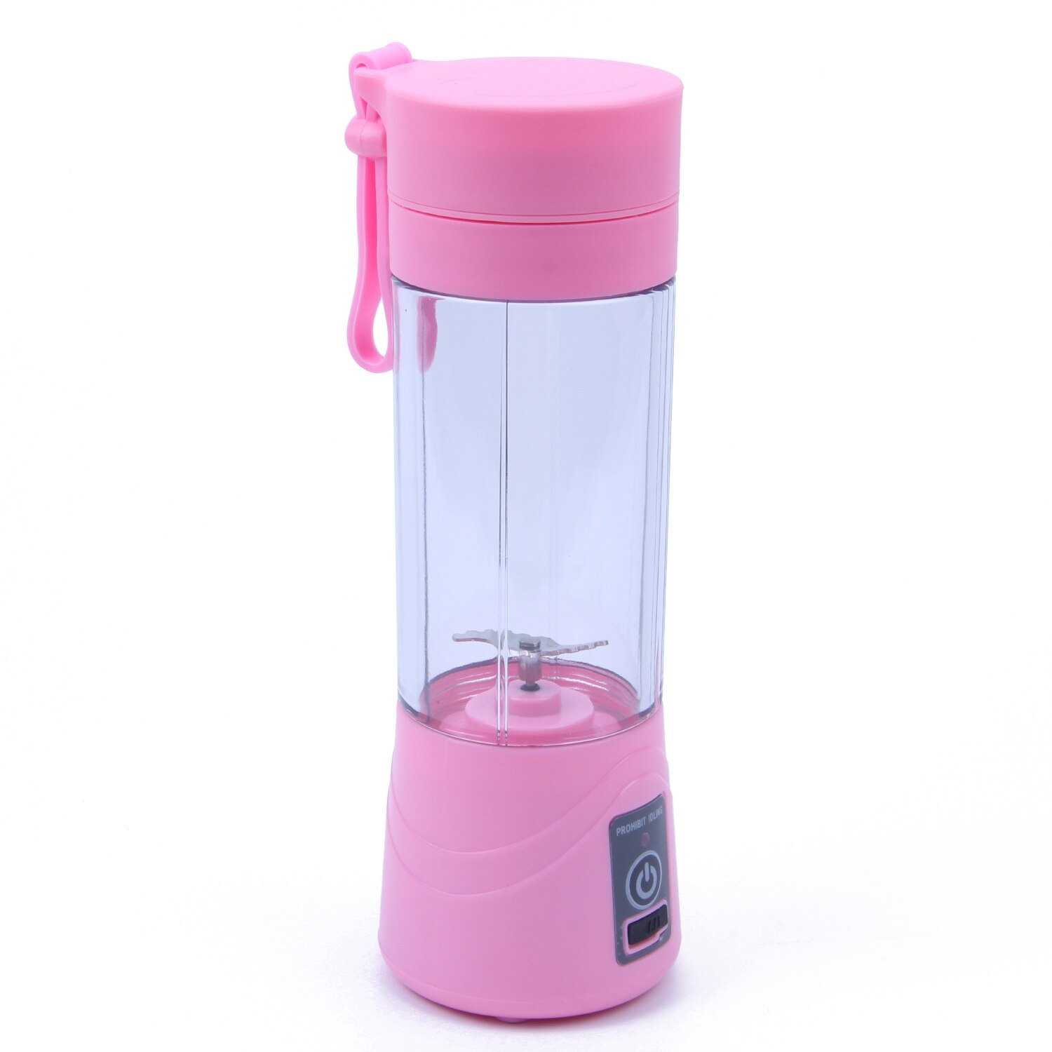 380ml Portable Blender ,Orange Juicer Vegetables Fruit Milkshake Smoothie Blender, Electric Kitchen Mixer (USB Rechargeable): Pink