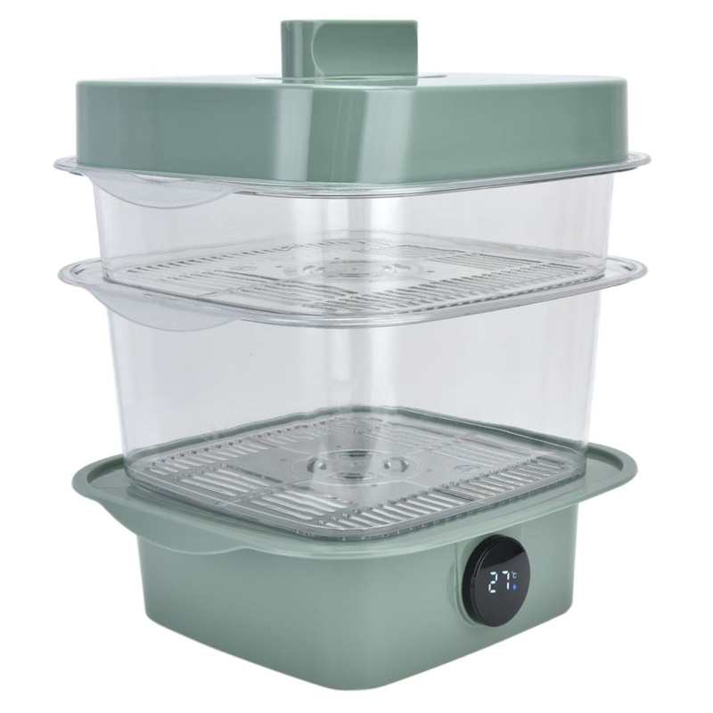 4Pcs/Set Multilayer Food Insulation Cover Transparent Leftovers Dust Cover with Temperature Panel Kitchen Gadgets Food Container