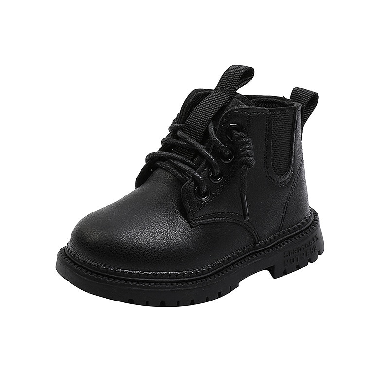 Baby Boys Boots Winter Girl Children'S Leather Shoes For Girl Autumn Ankle Martin Boots 1 2 3 4 5 6 Year Old