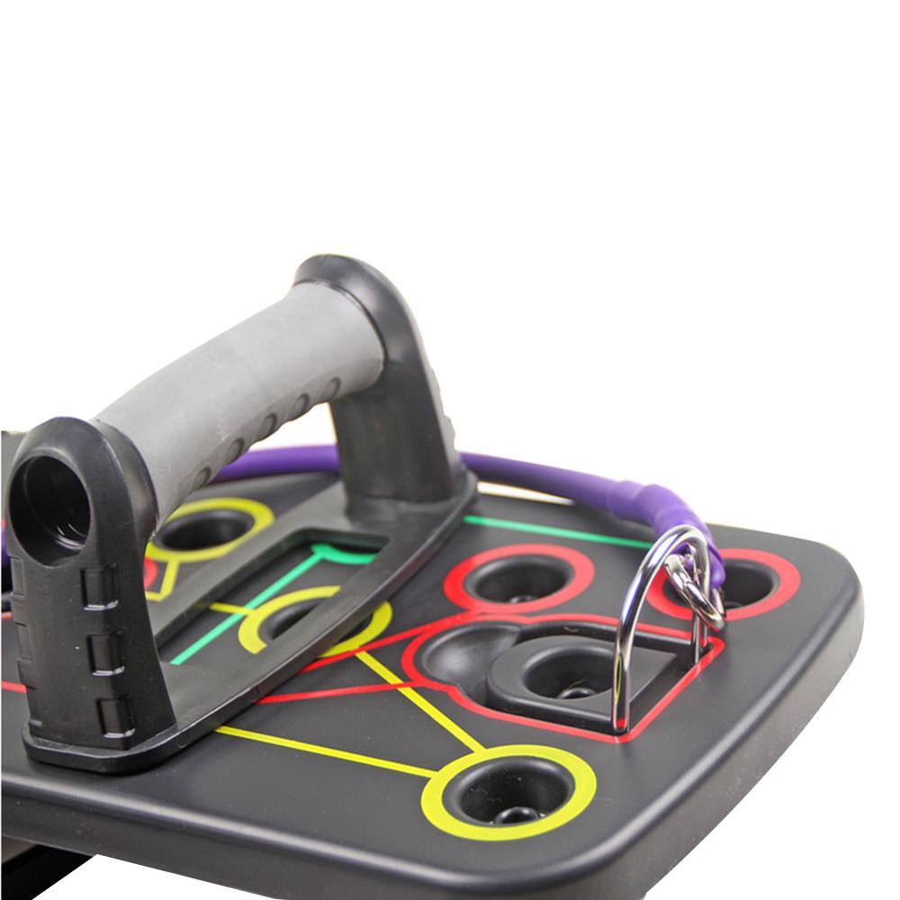 Fitness Exercise Tool 1 Set Push Up Rack Board 9 in 1 Body Building Board System Comprehensive Training Gym Body Training