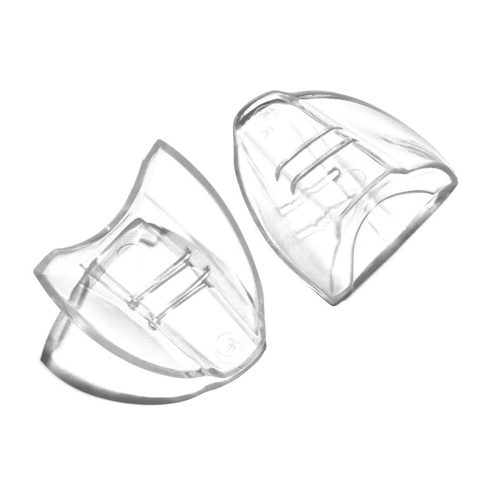 1Pair Eye Flexible Clear Shields Side Safety Goggles Glasses 95% Protection Universal Anti Fog For Women Men: WHITE