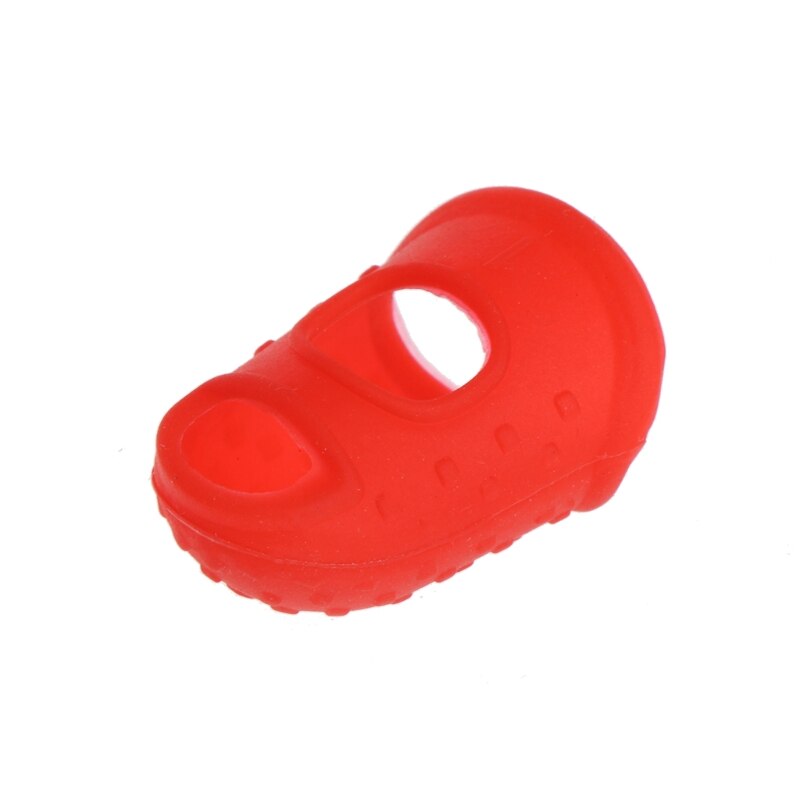 Silicone dedal dedo protetor costura costura ferramenta costura costura cores aleatórias