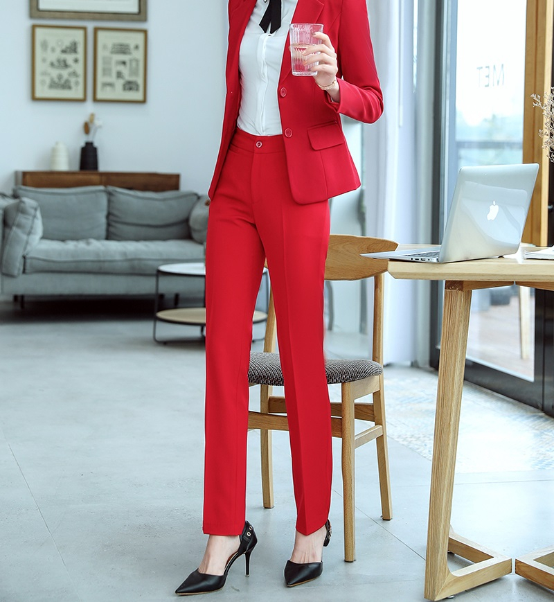 Formal OL Styles Women Business Work Wear Pants Trendy Skinny Leggings Female Trousers Capris Formal Pants