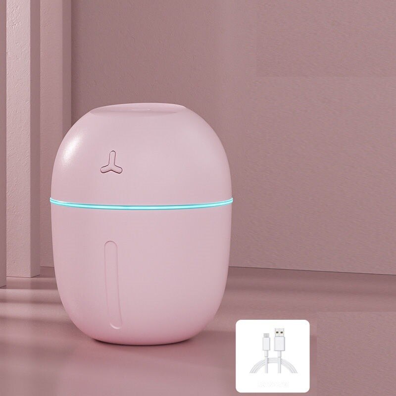 Luftbefeuchter Haushalt Schlafzimmer Kleine Mini Luft Duft Reinigung Spritzgerät Wasser Auffüllen Instrument USB klimatisierte Zimmer: D Rosa
