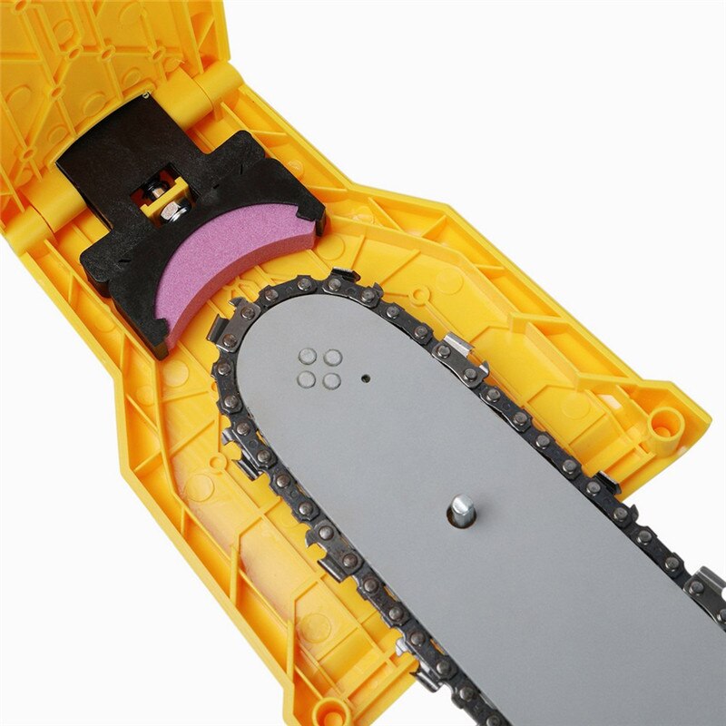 Detaljer om motorsav tandspidser skærp barmonteret kædesavklinge selvslibende værktøj