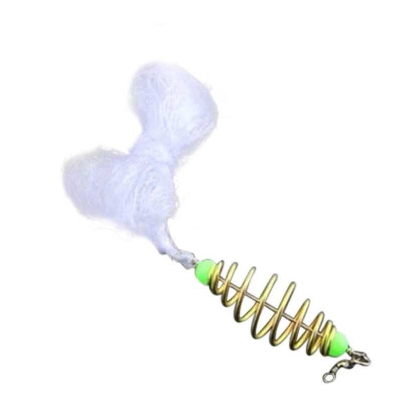 Copper Spring Shoal Fishing Net with Night Luminous Beads Ball Bearing Solid Ring Fishing Connector Freshwater Fishing Tool