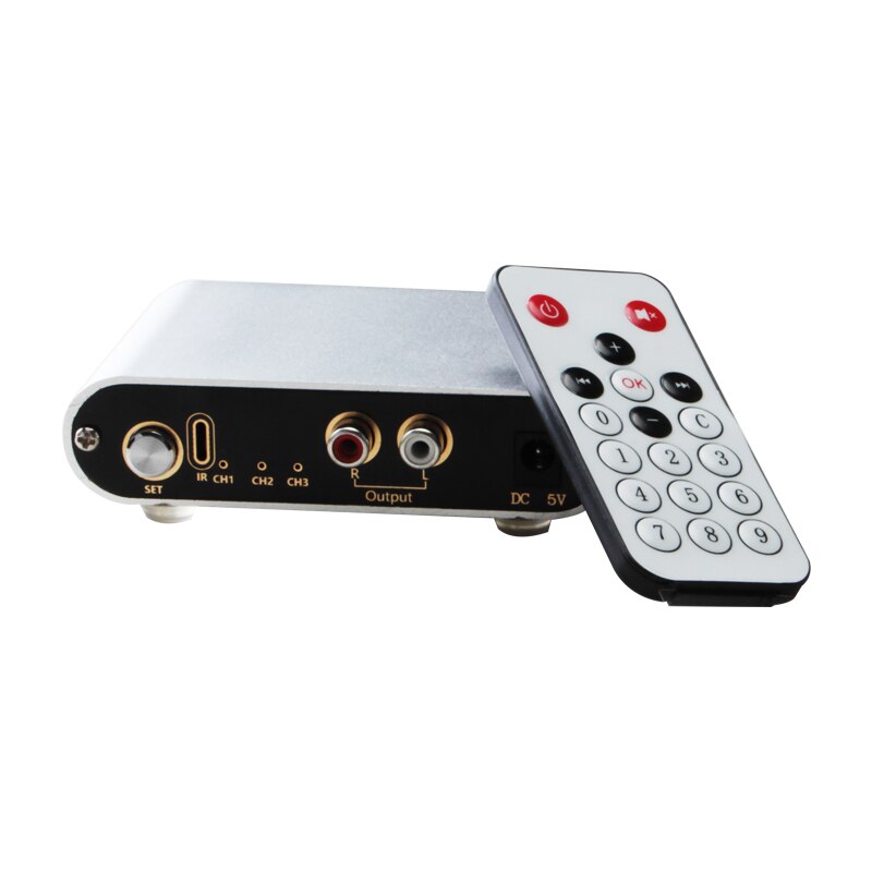 One In And Three Out Or Three In And One Out RCA Audio Input Signal Selector Audiophile Source Switcher With Remote Amplifier