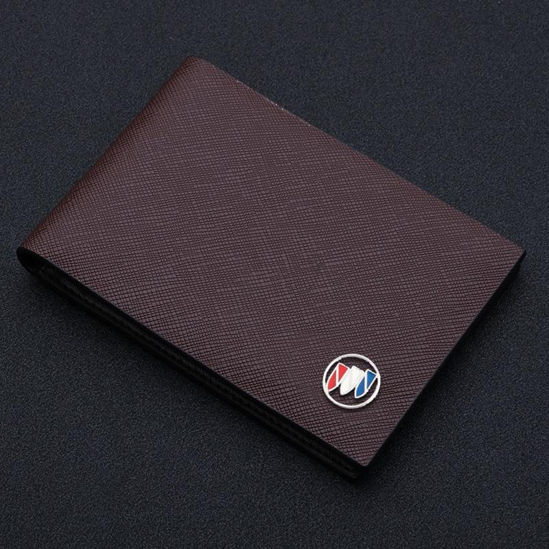 2020 skóra ultra-cienka dla Buick prawo jazdy skórzana okładka na paszport męskie karty kredytowe ID portfel na karty uchwyt Tarjetero: 44