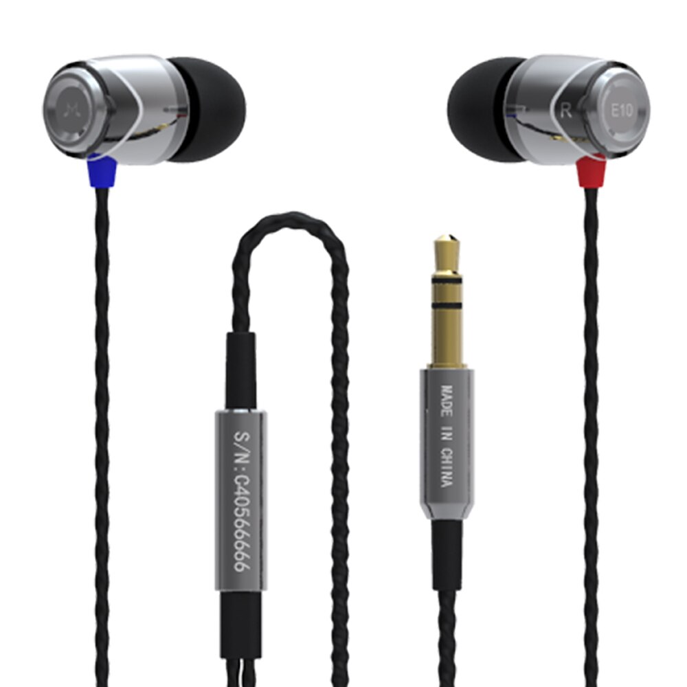 Soundmagic E10 Oortelefoon Bedraad In-Ear Oordopjes Krachtige Bass Hifi Stereo Oordopje Oordopjes