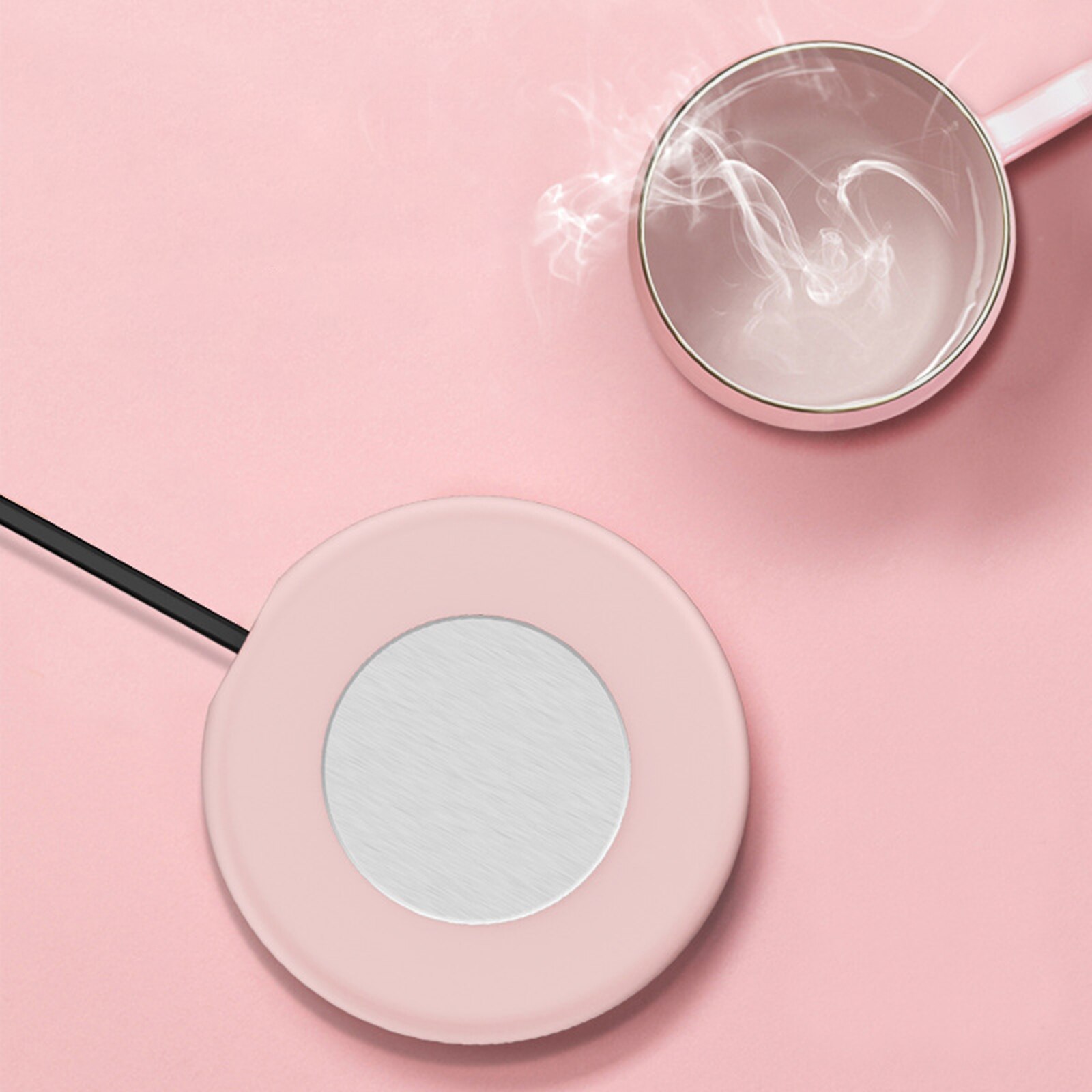 Usb-verwarming onderzetter verwarming warmte-isolatie elektrische multifunctionele koffiekop mok warme mat thuiskantoorbenodigdheden