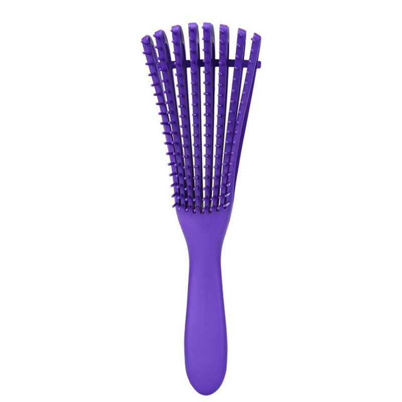 Cepillo desenredante para el cabello, masajeador del cuero cabelludo, peine de pulpo, cepillo desenredante para cabello rizado húmedo y seco, accesorios de peluquero, novedad: 6A
