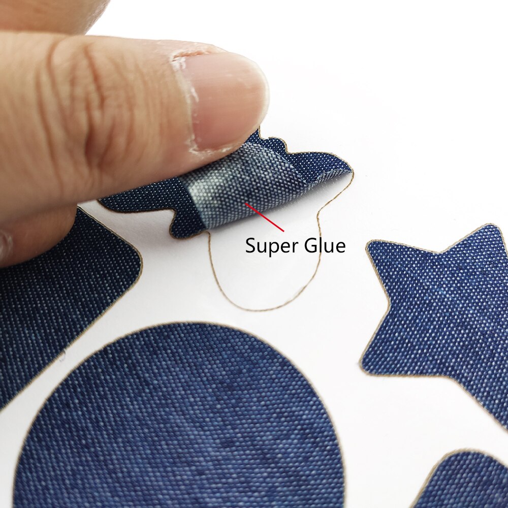 Parches de tela vaquera autoadhesivos para ropa, parches de tela vaquera para reparación de ropa, pegatinas de pantalones, apliques de insignias DIY