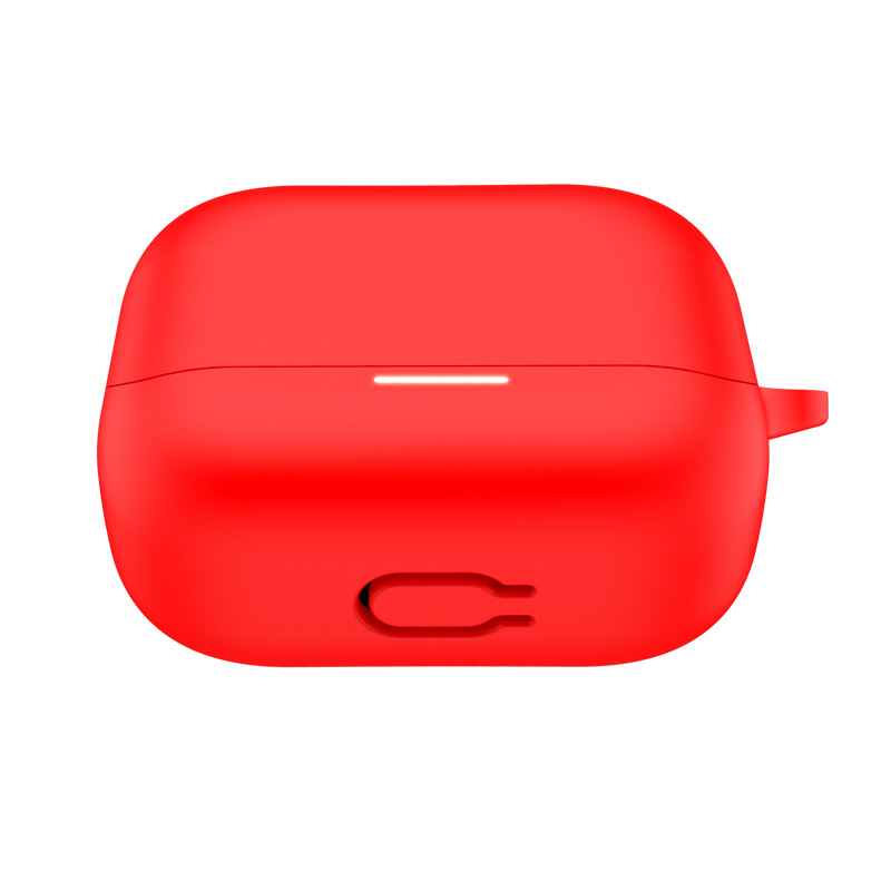 Voor Soundcore K20i hoofdtelefoonhoes siliconen hoes val- en stofdicht hoofdtelefoonhoesje: Rood