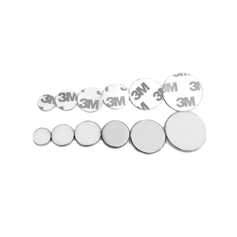 40 x 2 kraftfulla starka magneter 40mm x 2mm permanenta neodymmagneter 40 x 2mm rund stort magnetbälte med 3m självhäftande 40*2