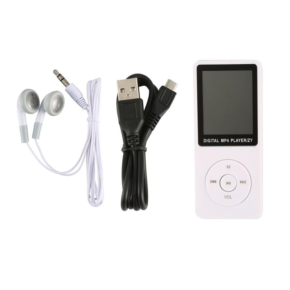 MP4 Muziekspeler Draagbare Mp 4 Media Slim1.8 Inch Touch Toetsen Fm Radio Video 32G: white