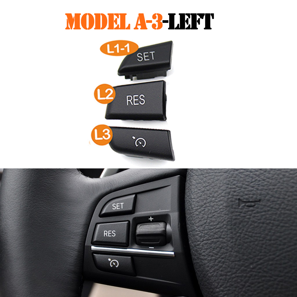 Auto Lenkrad Kontrolle Schalter Tasten Für 1 3 4 5 6 7 X3 X5 Serie F20 F30 F34 F36 F10 F11 F07 F12 F01 F02 F15 F16 F25 F26: Grau