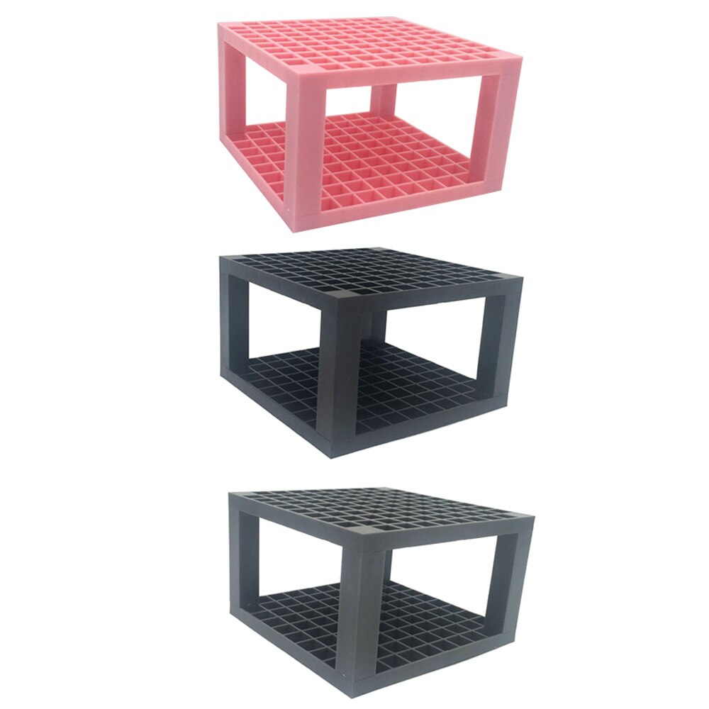 Soporte Para Pluma Estilográfica Titulares De Lápiz Square Single Slot Office Containers Organizers (negro