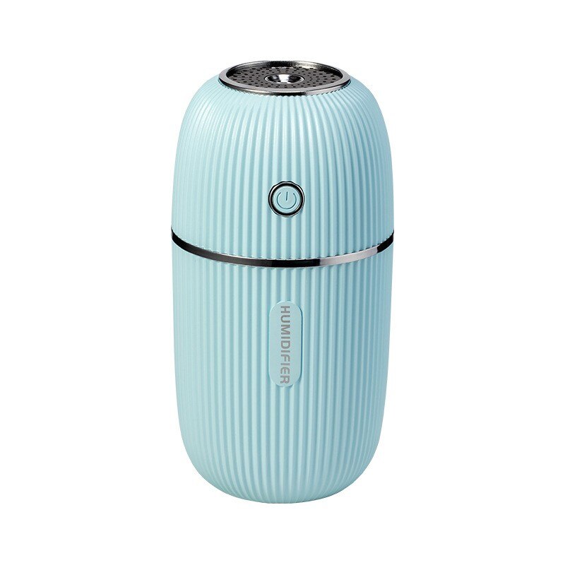 Mini humidificateur d'air pour voiture, diffuseur de brouillard USB pour maison, voitures, bureau, chambre à coucher avec lumières Led: blue