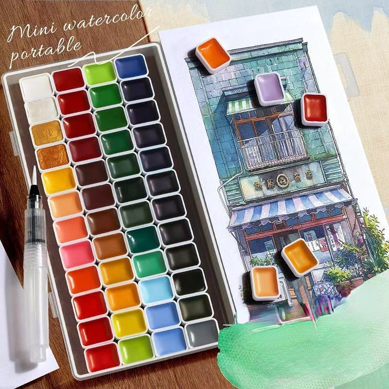 artist watercolor paint 24/36/48/60/98/130colors art set drawing pigment art supplies