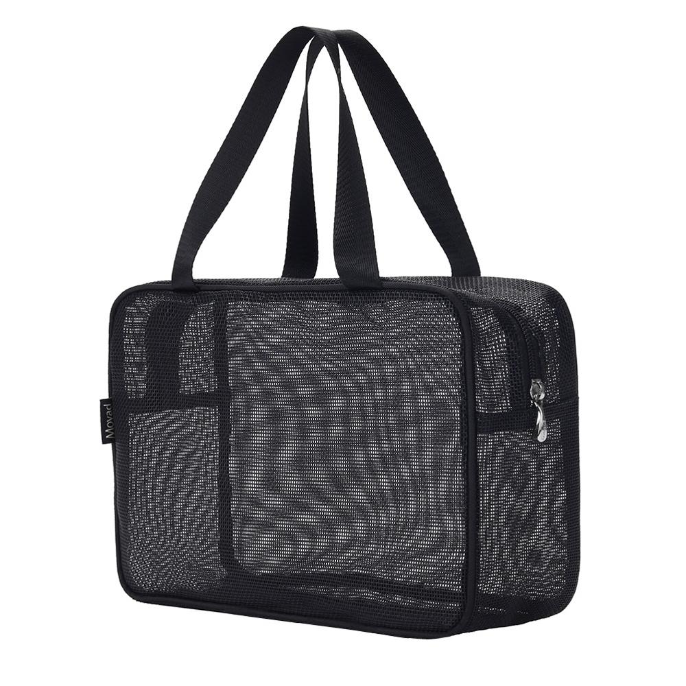 Bolso de mano portátil resistente al agua, bolsa de aseo de malla para ducha, gimnasio, natación, Camping, Rafting, cosméticos, bolsa de almacenamiento, neceser de viaje: Default Title