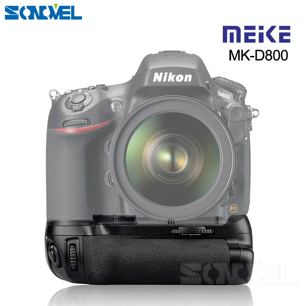 MEIKE D800 Verticale Batterijhouder Grip voor Nikon DSLR voor Nikon D800 D810 Camera als MB-D12 Meike MK-D800