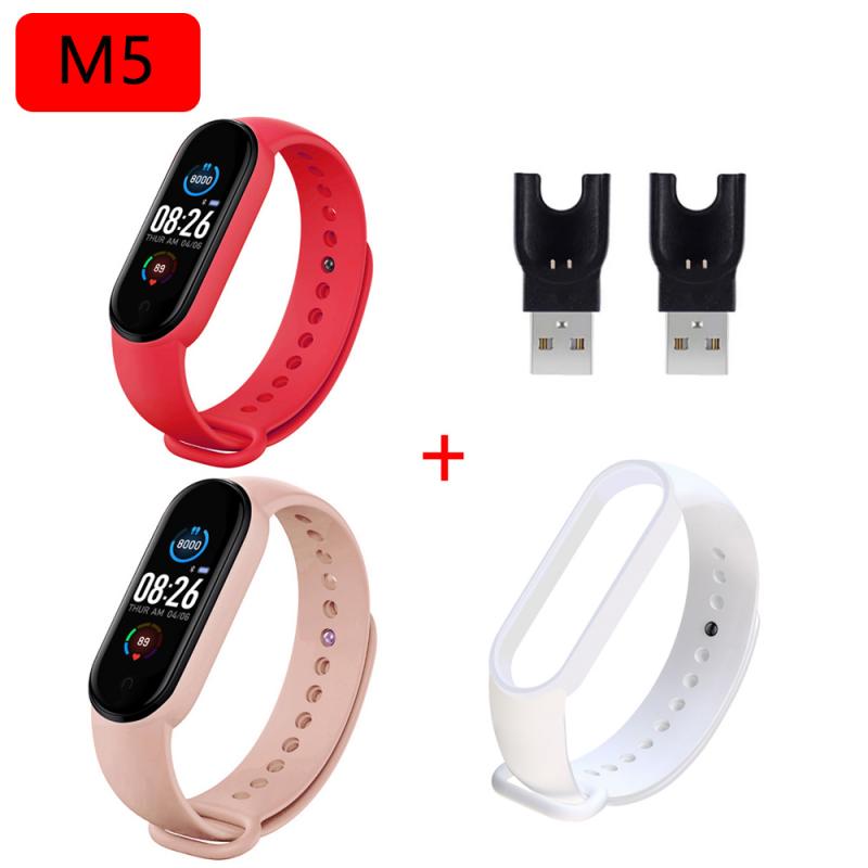 M5 Smart Watch IP67 braccialetti sportivi impermeabili ricarica USB cinturini intelligenti Bluetooth Touch Screen a colori polsino 10 lingue: 18