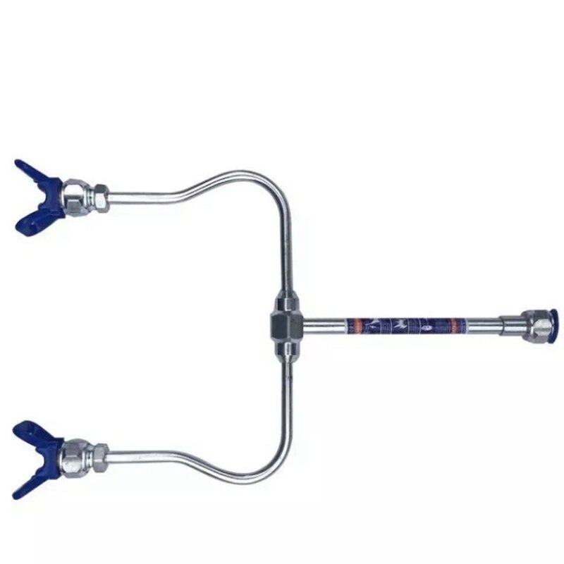 Double Head Painter Spray Extension High Pressure Stick Painter Airless Spray Tip Tool Sprayer Tools