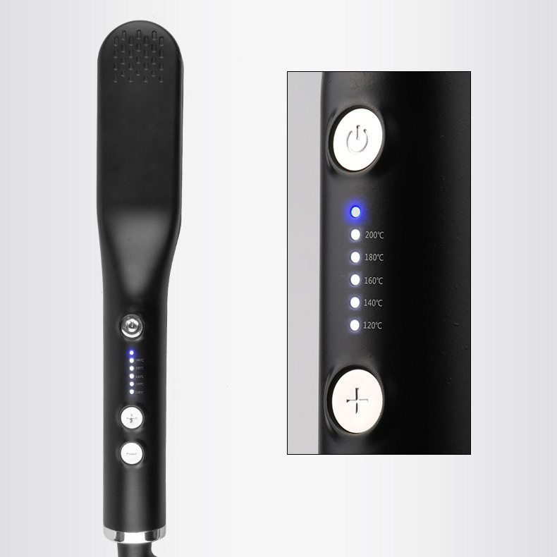 Spazzole per capelli elettriche piastra antiscottatura per uomo e donna barba pettine caldo strumenti per lo messa in piega rullo in ceramica 360 ruotabile