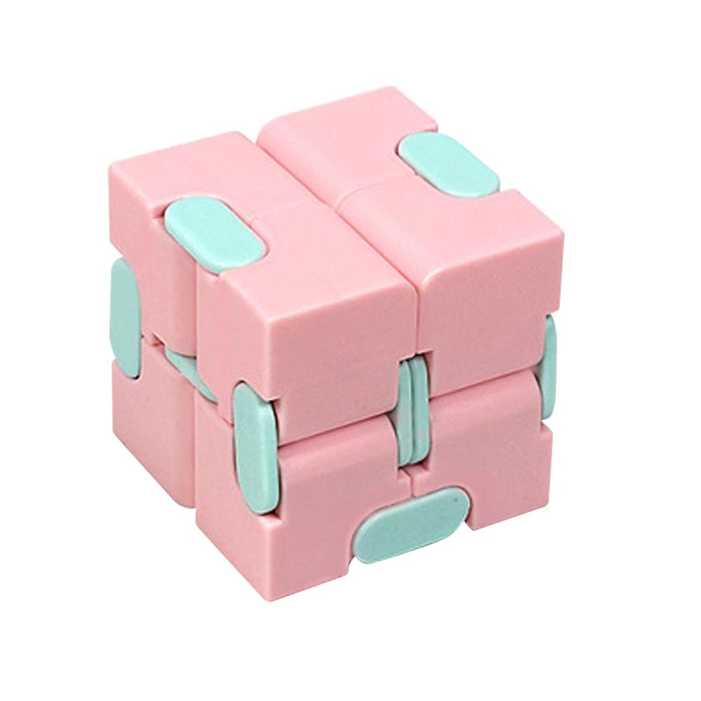 Puzzle Cube Durable Exquisite Dekompression Spielzeug Fühlt Sich Komfortabel Sehr Geeignet Für Erwachsene Und Kinder Mit Angst Und Autismus: Pink