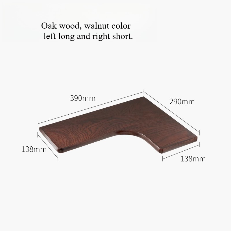 Corner Shelf Wall Mounted Solid Wood Oak Corner Shelves, Floating Shelf for Living Room, Bathroom, Kitchen Corner Organizer Rack: GRAY