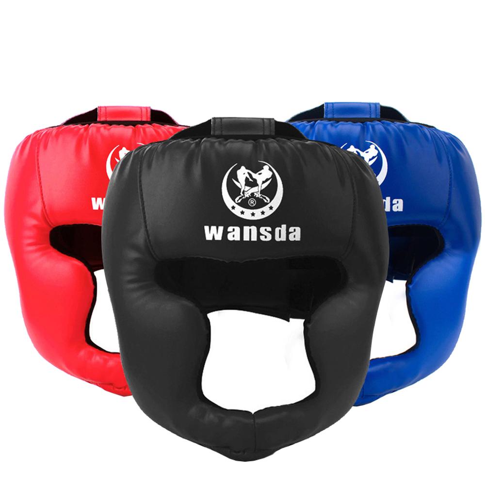 Nyrkkeilykypärä pojat ja tytöt lapset pu nyrkkeily päähineet karate muay thai taistelu mma sanda koulutus aikuisten lasten varusteet