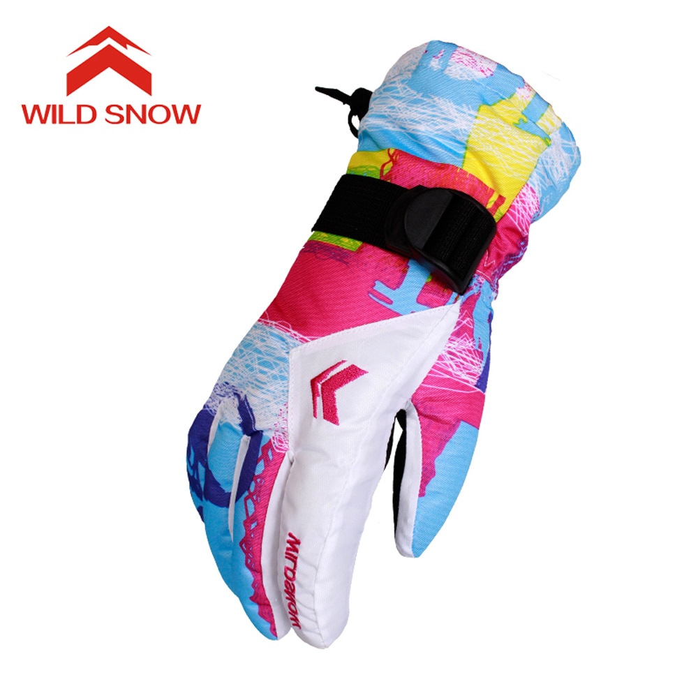 Winter Verdikking Warm Ski Handschoenen Vrouwen Waterdichte Snowboard Handschoen voor Mannen Vrouwelijke Sneeuw Skiën Fietsen Handschoenen Fiets Dame Sport