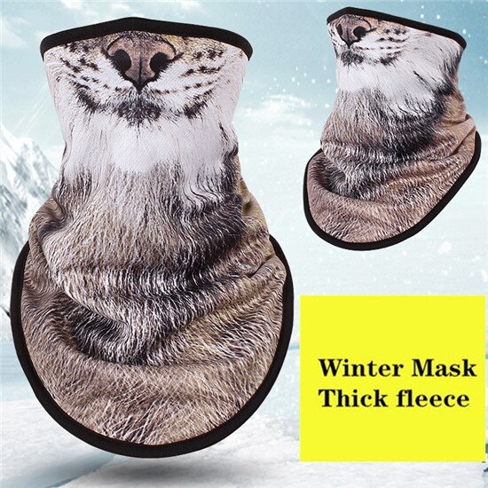 Winter Fleece Ski Scarf . Cycling Snowboard Bandana Headwear Face Cover Triangle Thicken Warm Windproof Bibs Face Mask Scarf: NO.14
