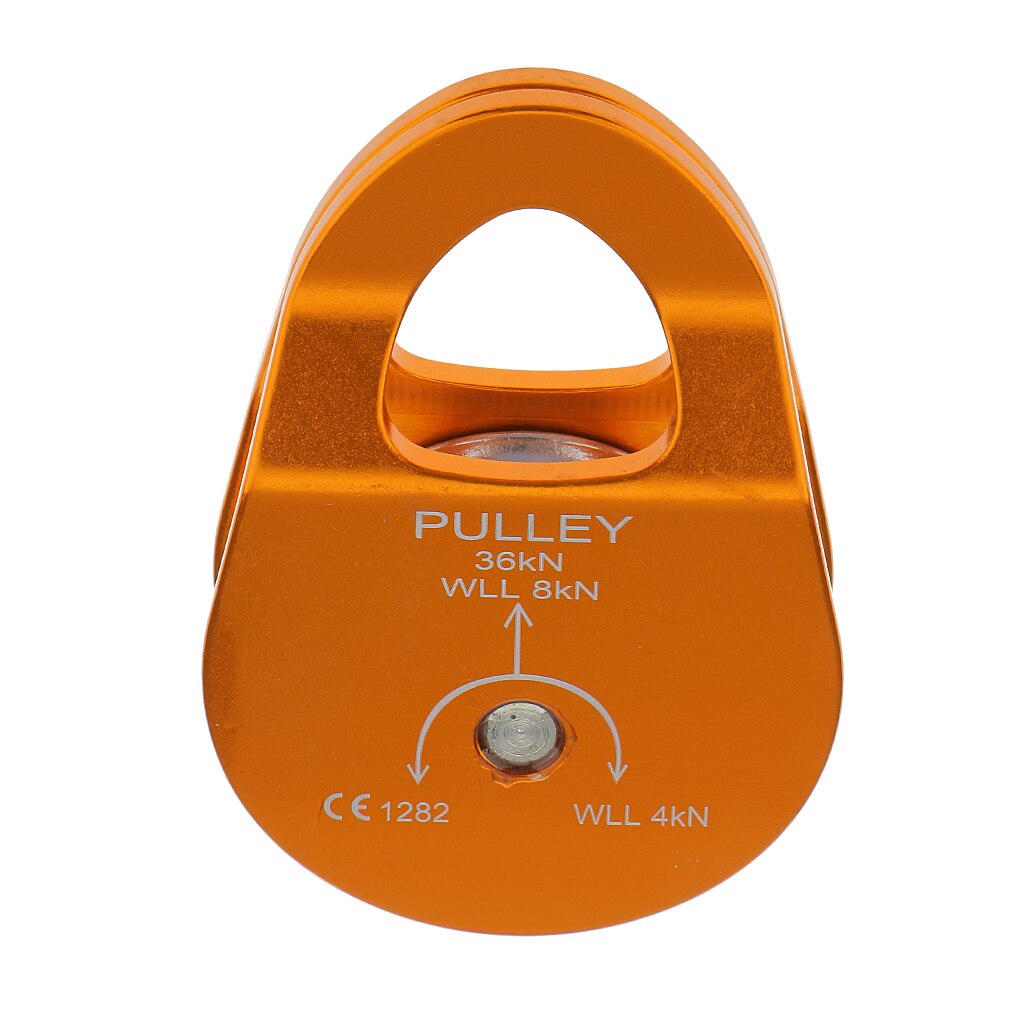 Universal- Rettungs Hebe Seil Rolle 36KN/8100lbs Aluminium Scheibe Klettern Rolle Für Takelwerk Baum Baumpfleger Carving Klettern