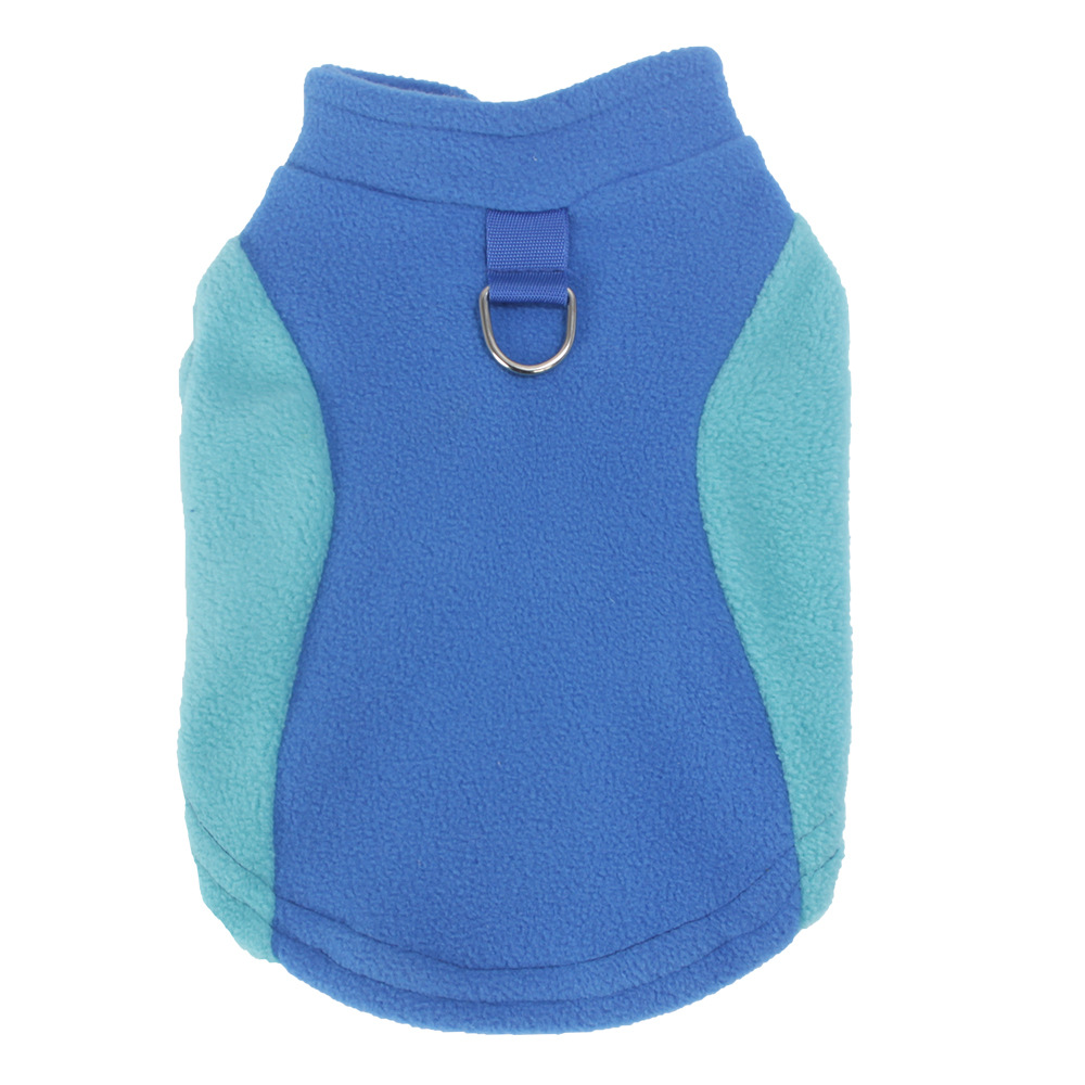 Gilet polaire pour chien, pull , veste polaire pour chien, vêtements d'hiver pour petits et moyens chiens, manteau par temps froid, vêtements pour animaux de compagnie: XL / Bleu